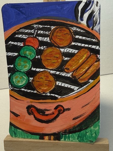 Aceo original art card - original,