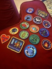 15 x UK Scouts / Girl Guide / Scouting / Campfire Blanket Sew on Badges