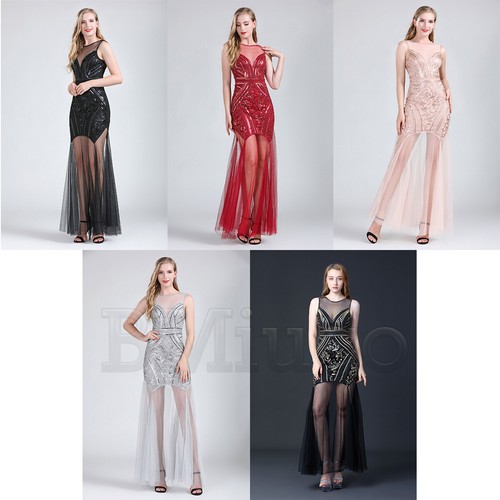 1920s prom glitter dress - glitter,