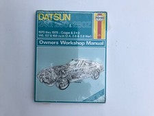 NEW Datsun 240z 260z 280z Haynes workshop manual. never opened