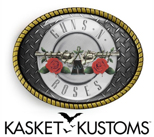 Guns roses belt buckle - n,