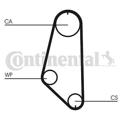 Water pump timing belt set - water, &