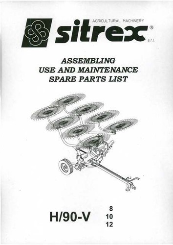 Sitrex wheel rake v - wheel, 8