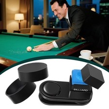 Silent Billiard Cue Chalk Case Pool Cue Chalk Pouch  Billiards Accessories