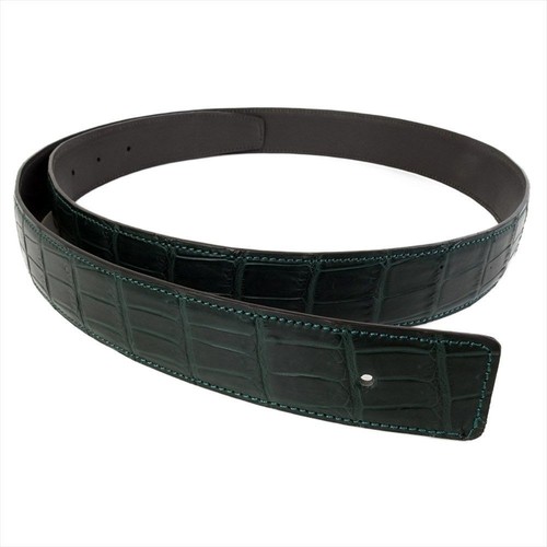 Crocodile leather men belt - belt, h