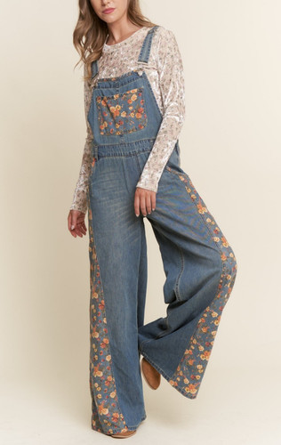 Boho vintage floral contrast - vintage,
