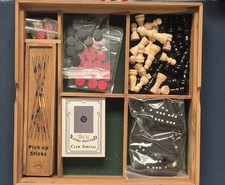 Six In One Handcrafted Wooden Games Compendium