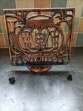 VINTAGE CAST METAL BOOK HOLDER STAND