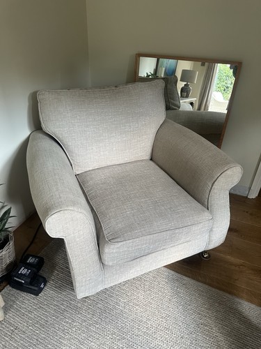 Next beige armchair blouclé - next,