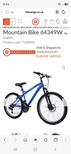 Huffy extent 24in - 24in, blue