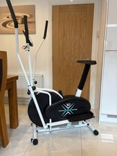 We R Sports 2 in 1 Elliptical Cross Trainer and Exercise Bike - Black