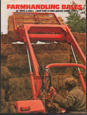 Farmhand Bale Accumulator, Bale Fork and F11 Super Loader Brochure Leaflet