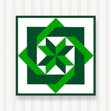 Barn Quilt Square, 8 Sizes, Outdoor & Indoor Wall Art, Home Decor, BQ003-14