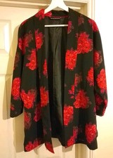 David Emmanuel Bon Marche - Ladies Floral  Open jacket-UK Size 16