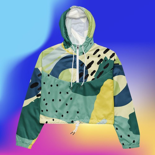 Women cropped windbreaker - cropped,