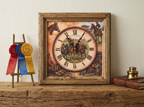 Horse racing wall desk - wall, or