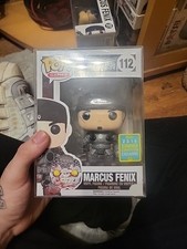 Funko POP! Games Gears of War Marcus Fenix w/ Head #112 Gold Lancer w/Protector