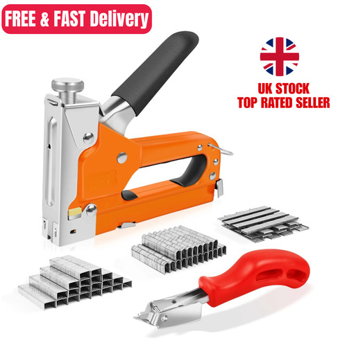 Heavy duty staple - staple, gun