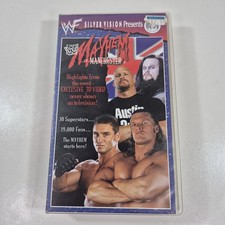 WWE MAYHEM IN MANCHESTER 1998 VHS WRESTLING VIDEO TAPE VINTAGE WWF 