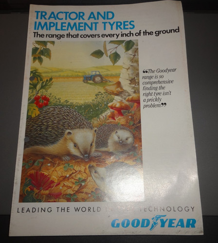 Goodyear tractor and - tractor, implement