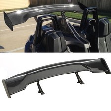 Universal 57'' 3D Rear Spoiler GT Style Adjustable Trunk Wing Car Racing Carbon