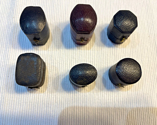 Set antique leather - of, 6