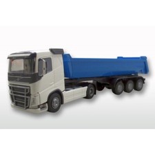 EMEK Volvo FH04 4x2 White Cab With 3 Axle Tipper Trailer EM22352 