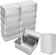 12 Pack Silver Metal