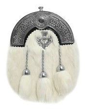 100 leather white rabbit - leather,