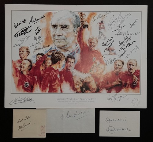 England 1966 world cup - england, signed