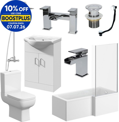 Complete bathroom suite - complete,