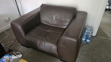 2x Armchairs Eco Leather