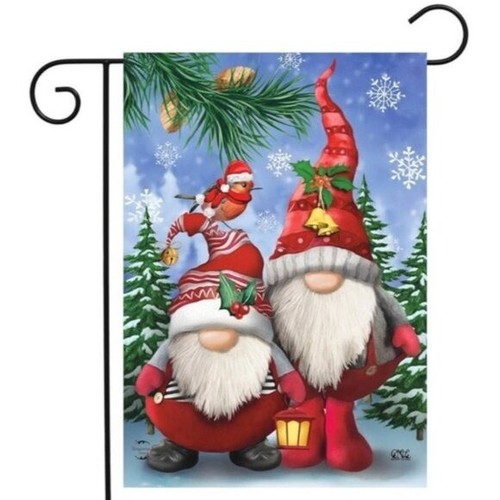 Christmas garden flag winter - ,