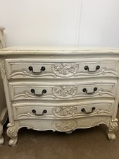 3 Drawer Shabby Chic French Style Painted Drawers - Larger One On Other Listing