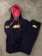 VR46 Valentino Rossi Official Racing, Hoody Top & Bottoms Womens Small