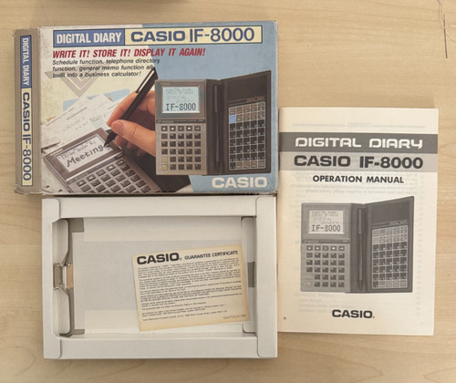 Casio 8000 digital diary - if-8000,