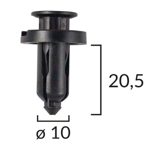 Upholstery clip fits accord - upholstery,