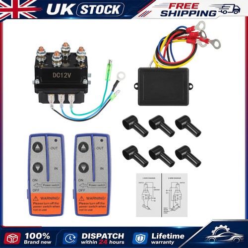 Winch solenoid relay - relay, twin