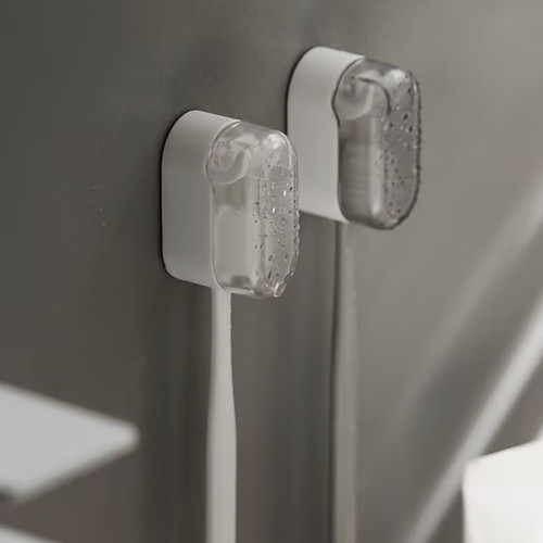 Wall mounted toothbrush - wall-mounted,