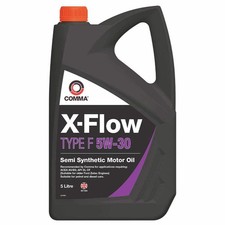 COMMA Engine Oil X-Flow 5W-30 5L 5 Litres ACEA A5/B5 API SL CF Light Lubrication