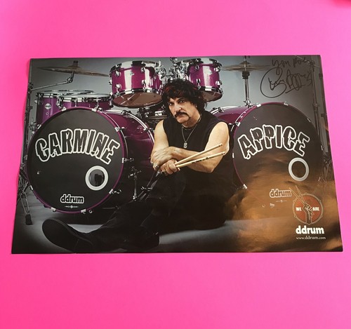 Carmine appice signed - carmine,