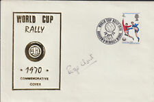 ROGER HUNT - SIGNED - " 1970 WORLD CUP " SOUVENIR ENVELOPE