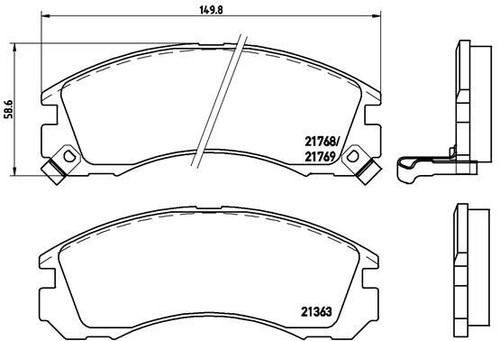 New brake pad - pad, disc