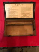 WW2 WWII GERMAN Medical BOX
