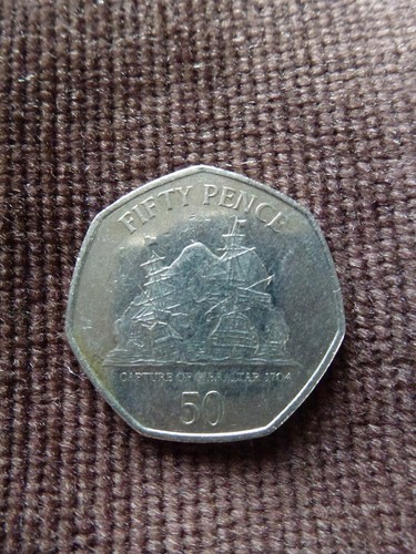 Collectable 2010 gibraltar - gibraltar, 50p
