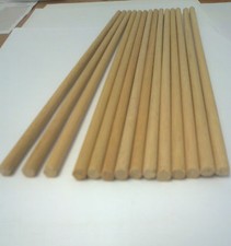 10 CAKE PILLAR DOWEL RODS 6MM DIAMETER FOR STACKED & WEDDING CAKES AND CRAFT USE