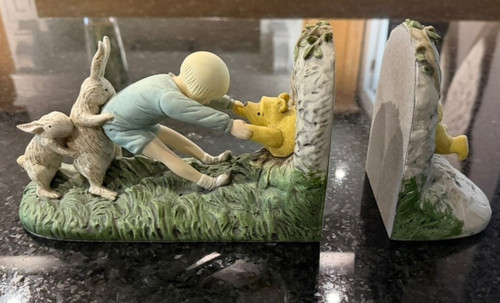 Winnie the pooh book ends - winnie-the-pooh,