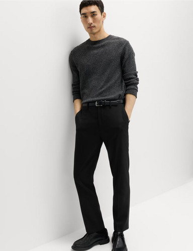 Trousers wool blend with - m&s,