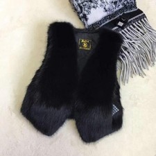 Lady Faux Fur Waistcoat Vest