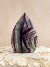 Rainbow Fluorite Flame From